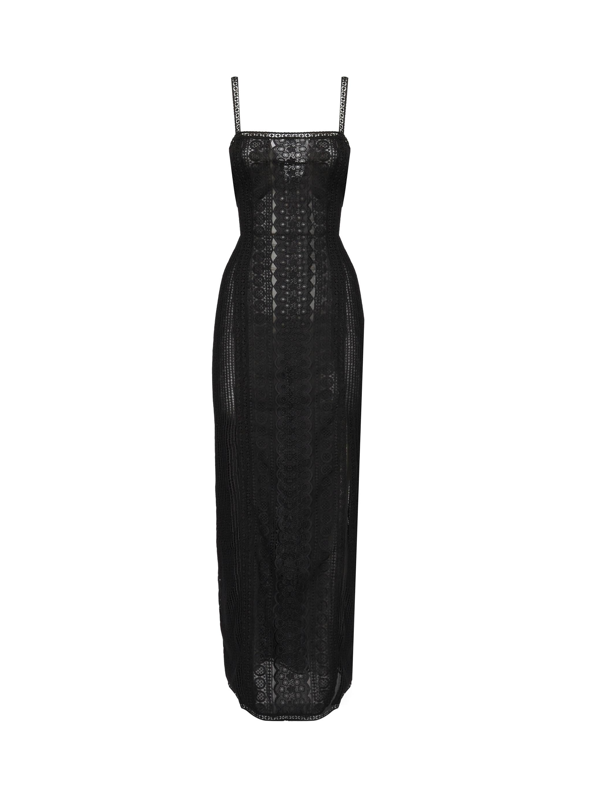 Abito lungo Vannie 256610 BLACK CHARO RUIZ 