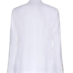 Giacca doppiopetto in lino G2NW1T GK326W0800 DOLCE & GABBANA 