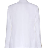 Giacca doppiopetto in lino G2NW1T GK326W0800 DOLCE & GABBANA 
