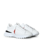 Sneakers Raptor 1 in pelle<BR/> RAPTOR1 NAPPAWHITE GIULIANO GALIANO 