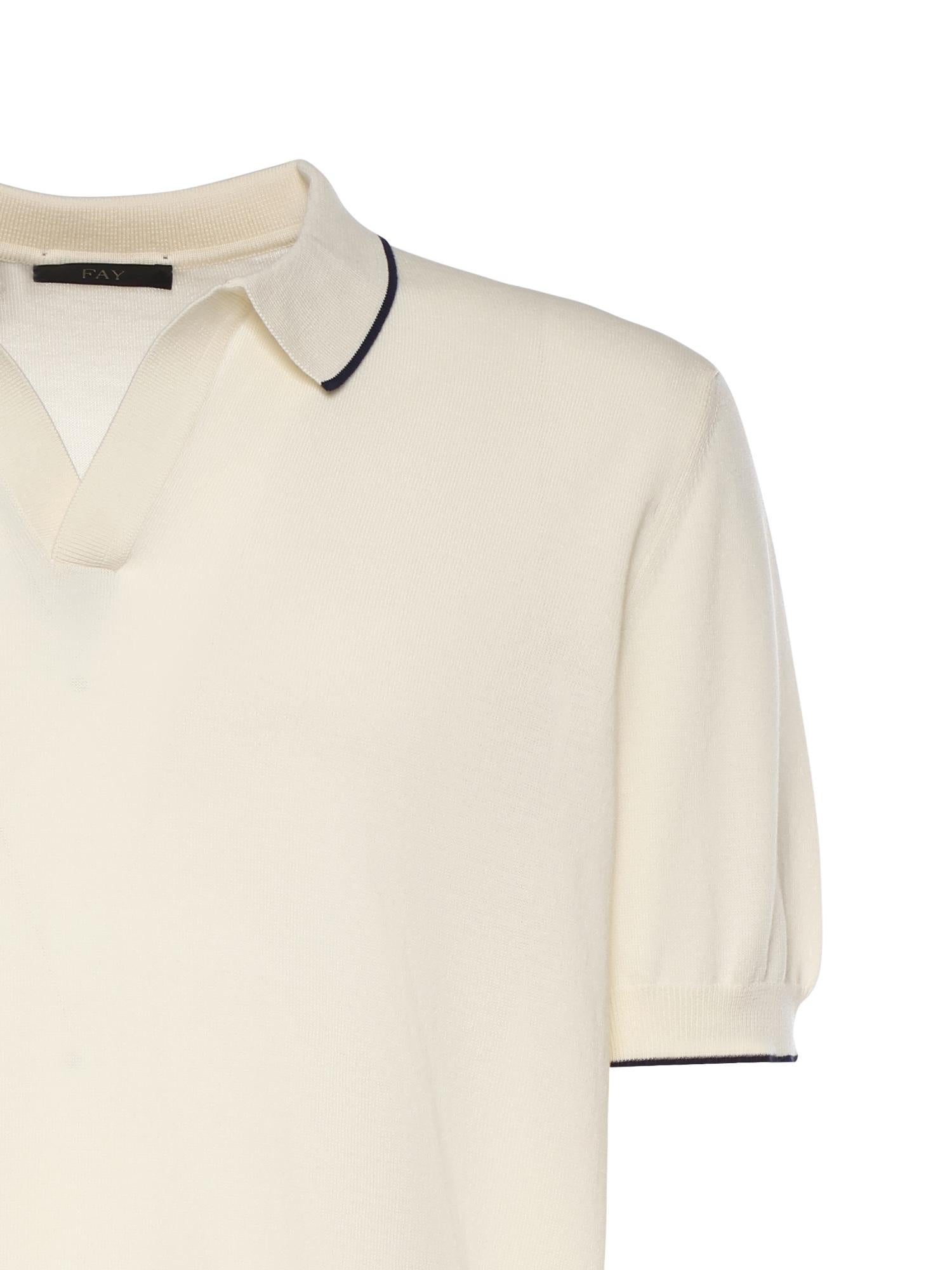 Polo in maglia di cotone NMMC1521740VHY 134E FAY 