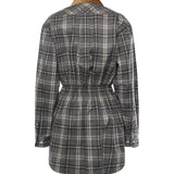 Abito corto in flanella MF6159 1807F0480 MIU MIU 