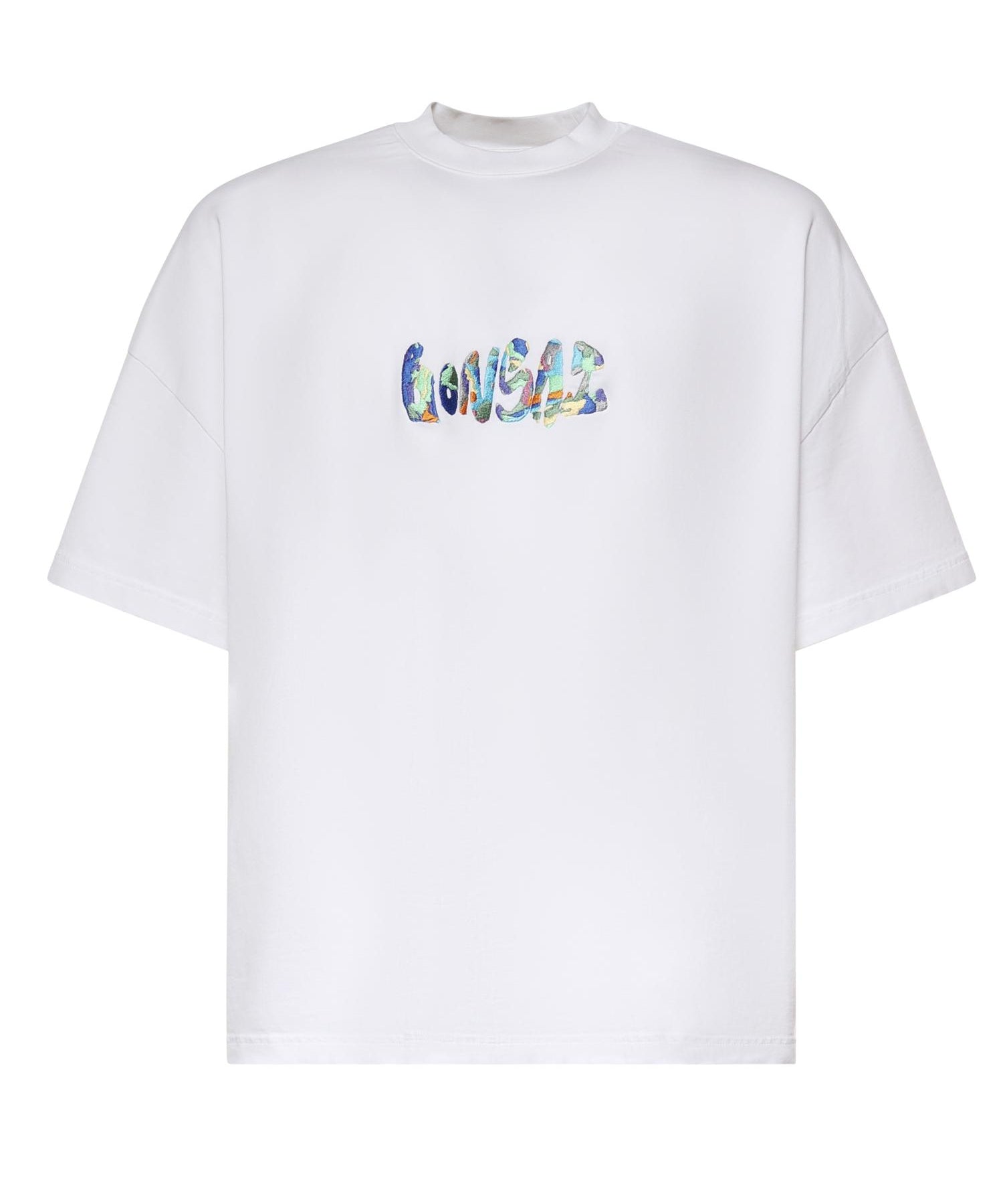 T-shirt in cotone con logo TS002004 WHT BONSAI 
