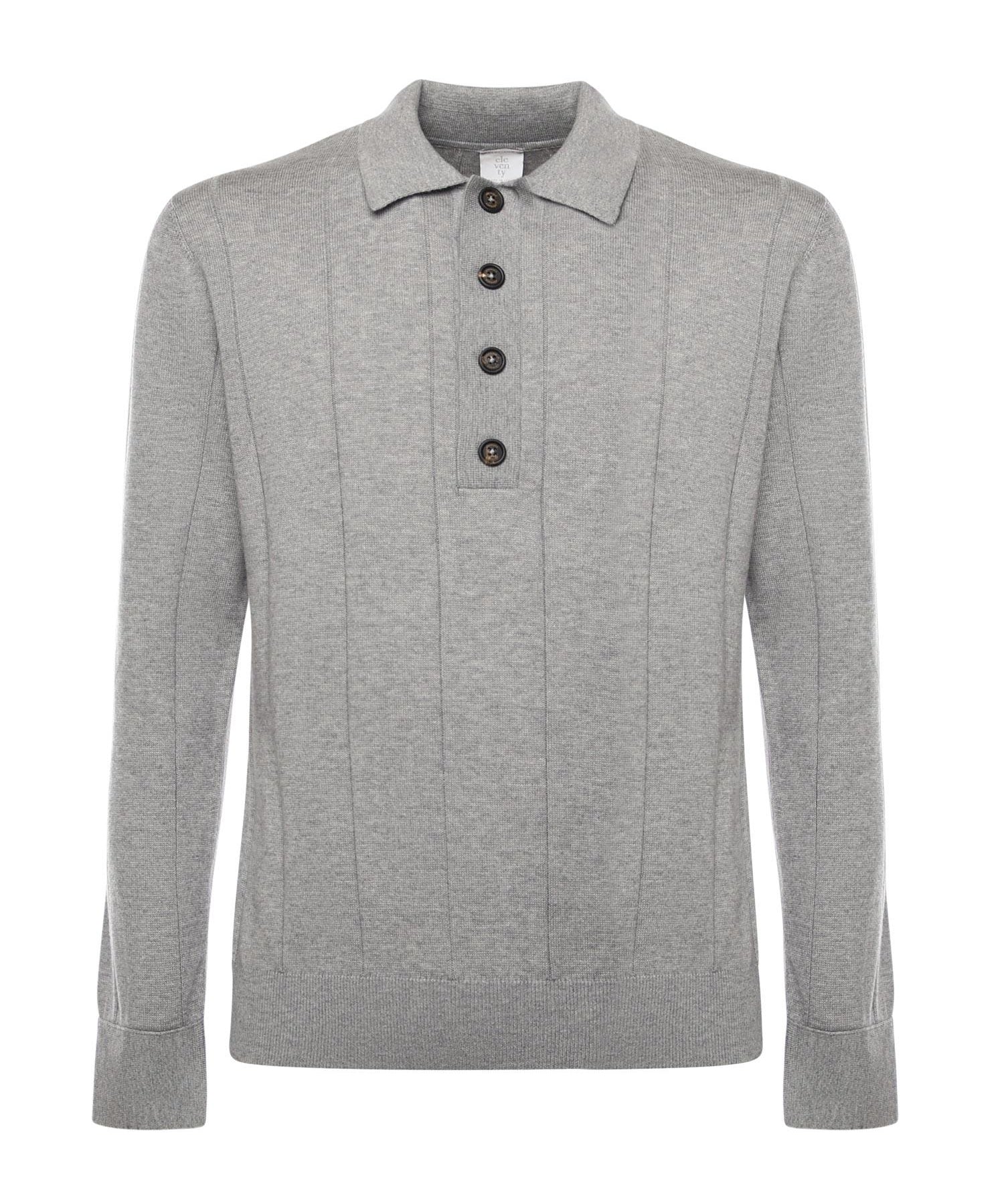Polo in cotone e cashmere L76POLL09MAG0K007 13 ELEVENTY 