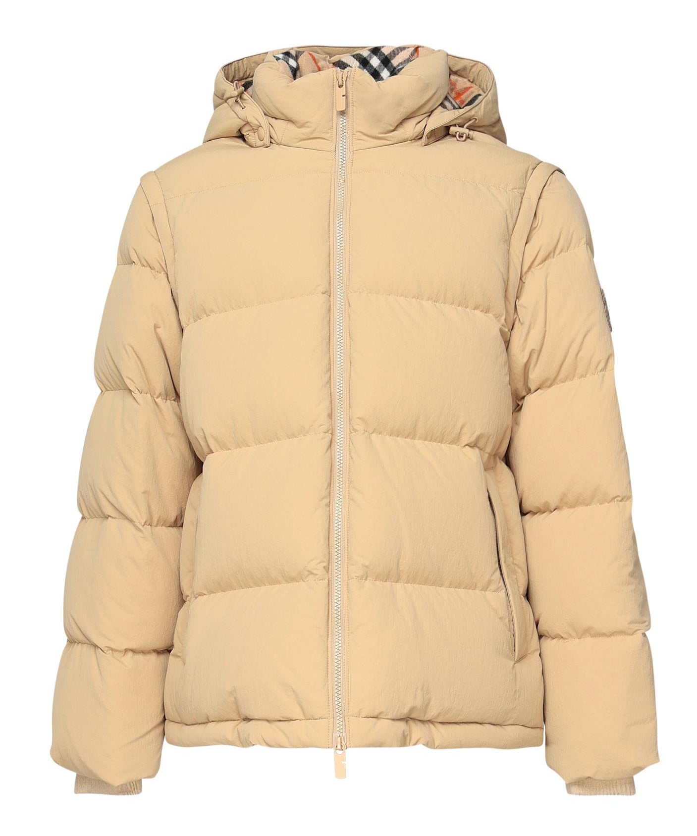 Piumino in nylon con maniche staccabili 8097944 C1901 BURBERRY 