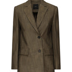 Blazer in tela con bottoni 104890 A2EJL63 PINKO 
