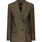 Blazer in tela con bottoni 104890 A2EJL63 PINKO 