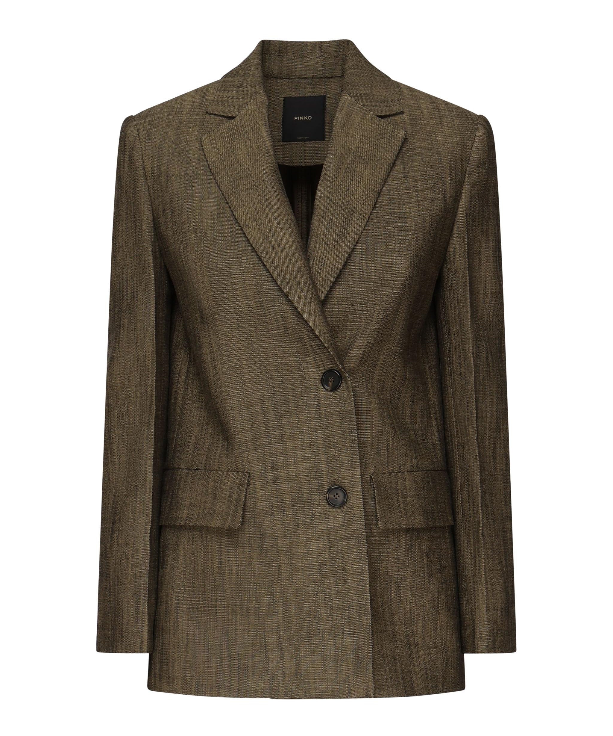Blazer in tela con bottoni 104890 A2EJL63 PINKO 