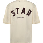 T-shirt Star in cotone con cristalli GUP01873 P00242111616 GOLDEN GOOSE 