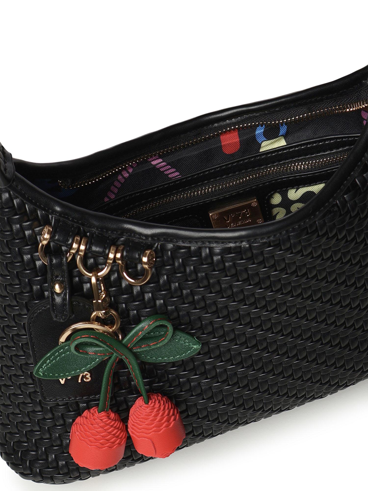 Borsa a spalla Zelda in pelle 73BS9O603 ZELDANERO V° 73 