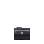 Portafoglio compatto in pelle 103612 A0F1Z99Q PINKO 