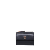 Portafoglio compatto in pelle 103612 A0F1Z99Q PINKO 