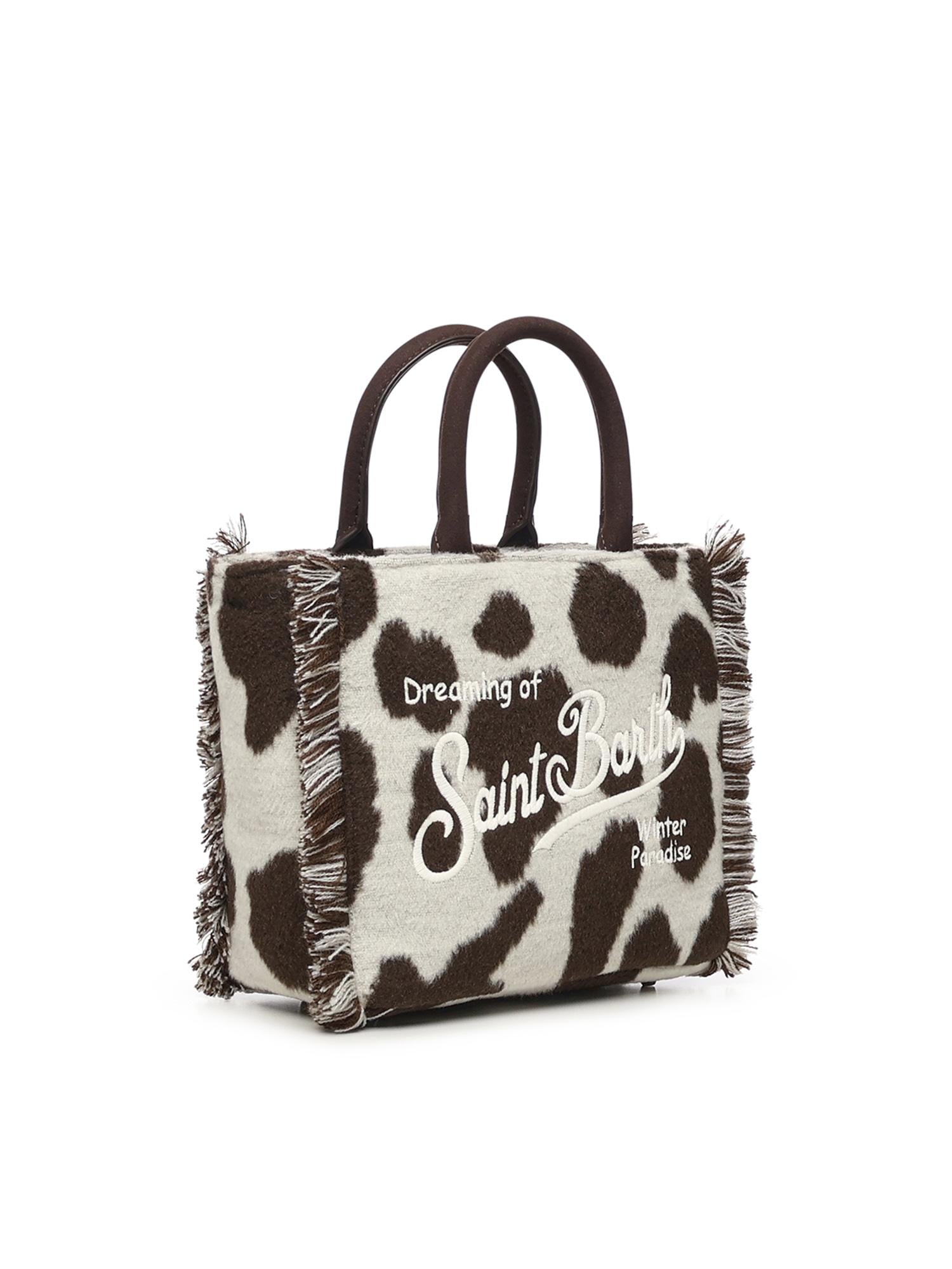 Borsa a mano Vanity Mini Felt in misto lana VAMI024 01434I MC2 SAINT BARTH 