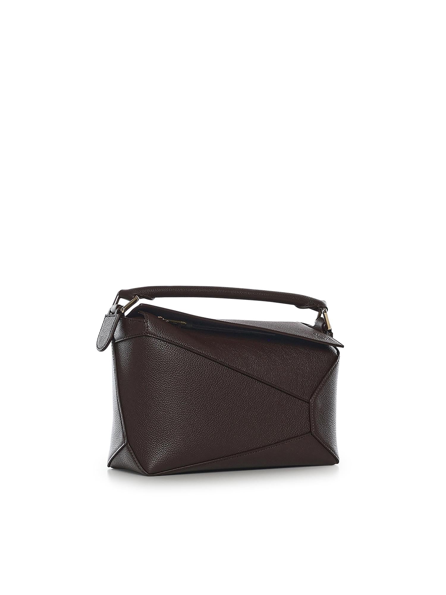Borsa Puzzle Edge piccola in pelle di vitello A510P60XAW 18 LOEWE 