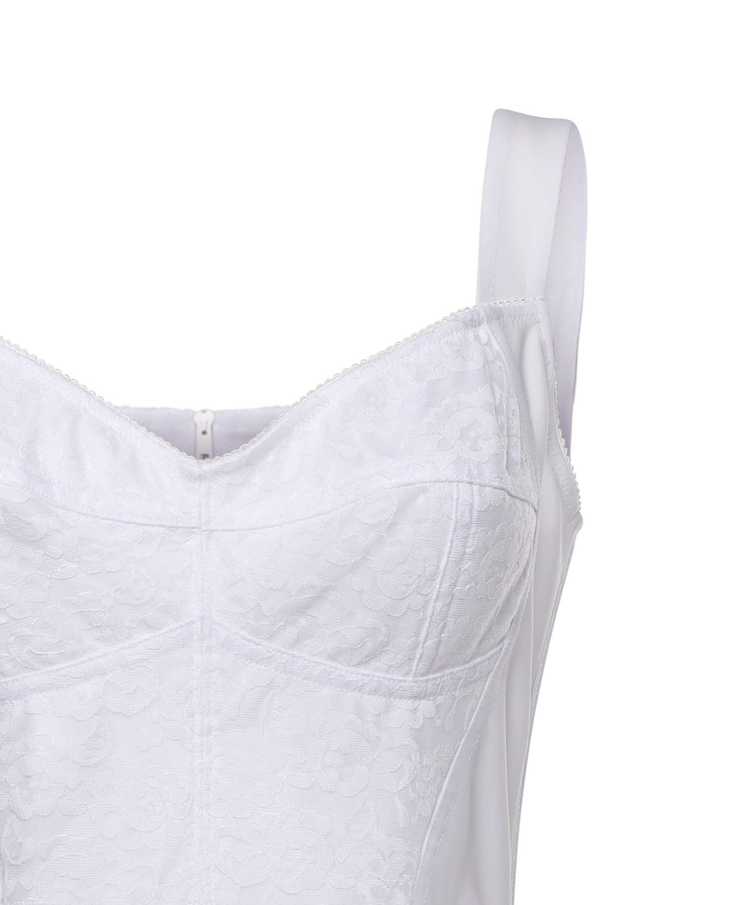 Abito corsetteria in tessuto tecnico e pizzo F63G9T GDCLQW0800 DOLCE & GABBANA 