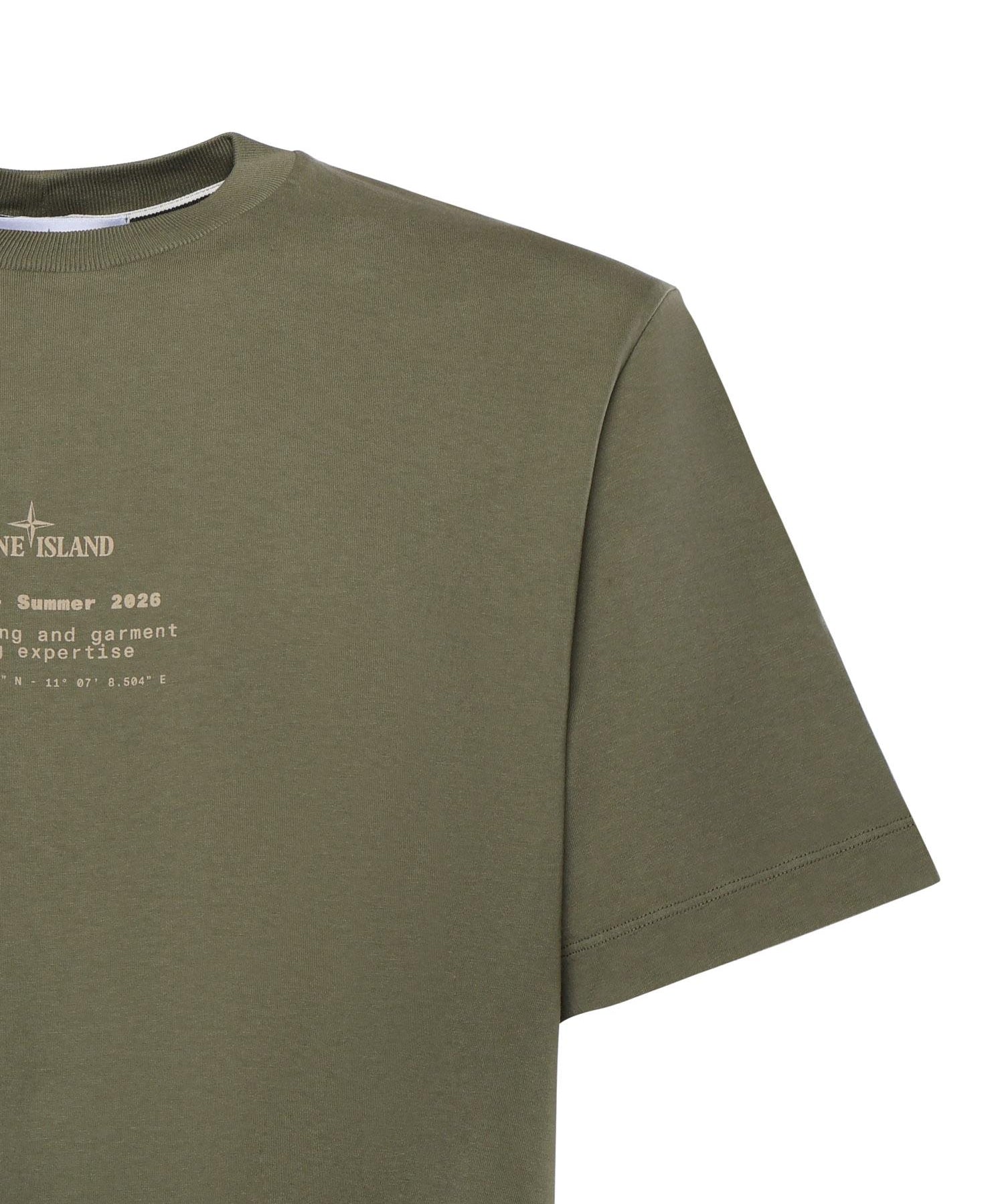 T-shirt con stampa 'Stone' L1S152100001 S0285V005G STONE ISLAND 