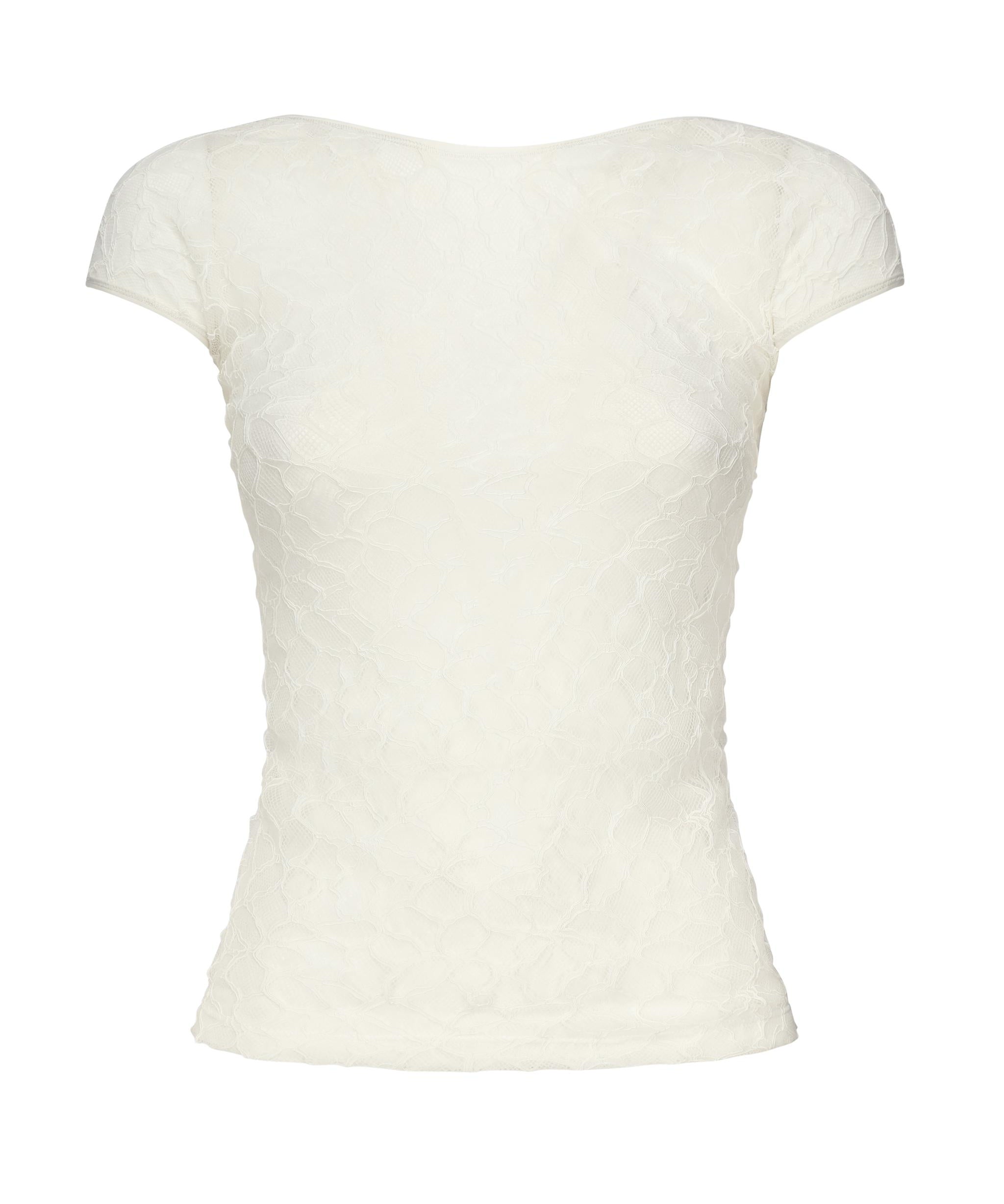Maglia aderente in pizzo 105228 A2M5Z14 PINKO 