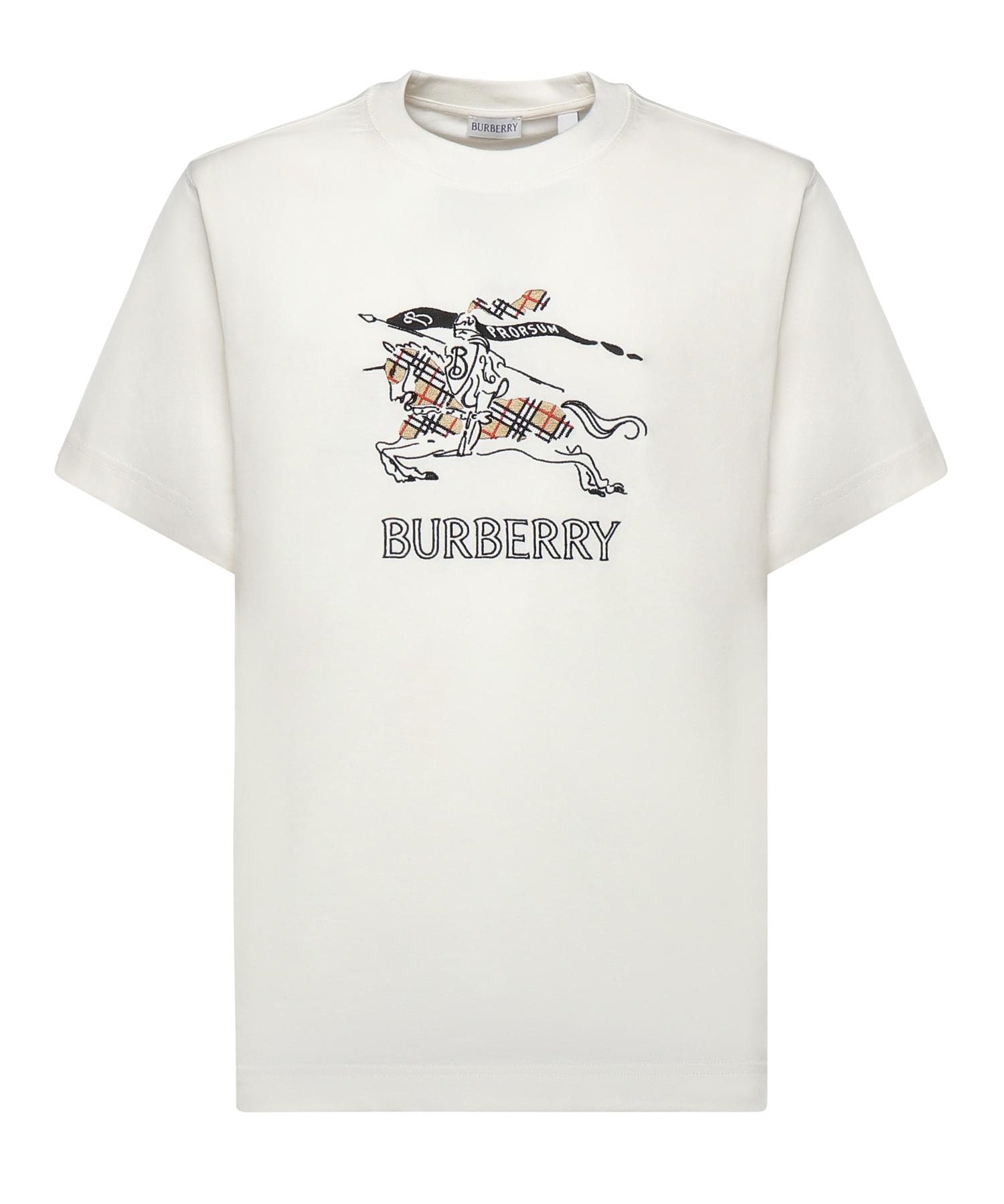 T-shirt in cotone con EKD disegnato 8121034 B7078 BURBERRY 
