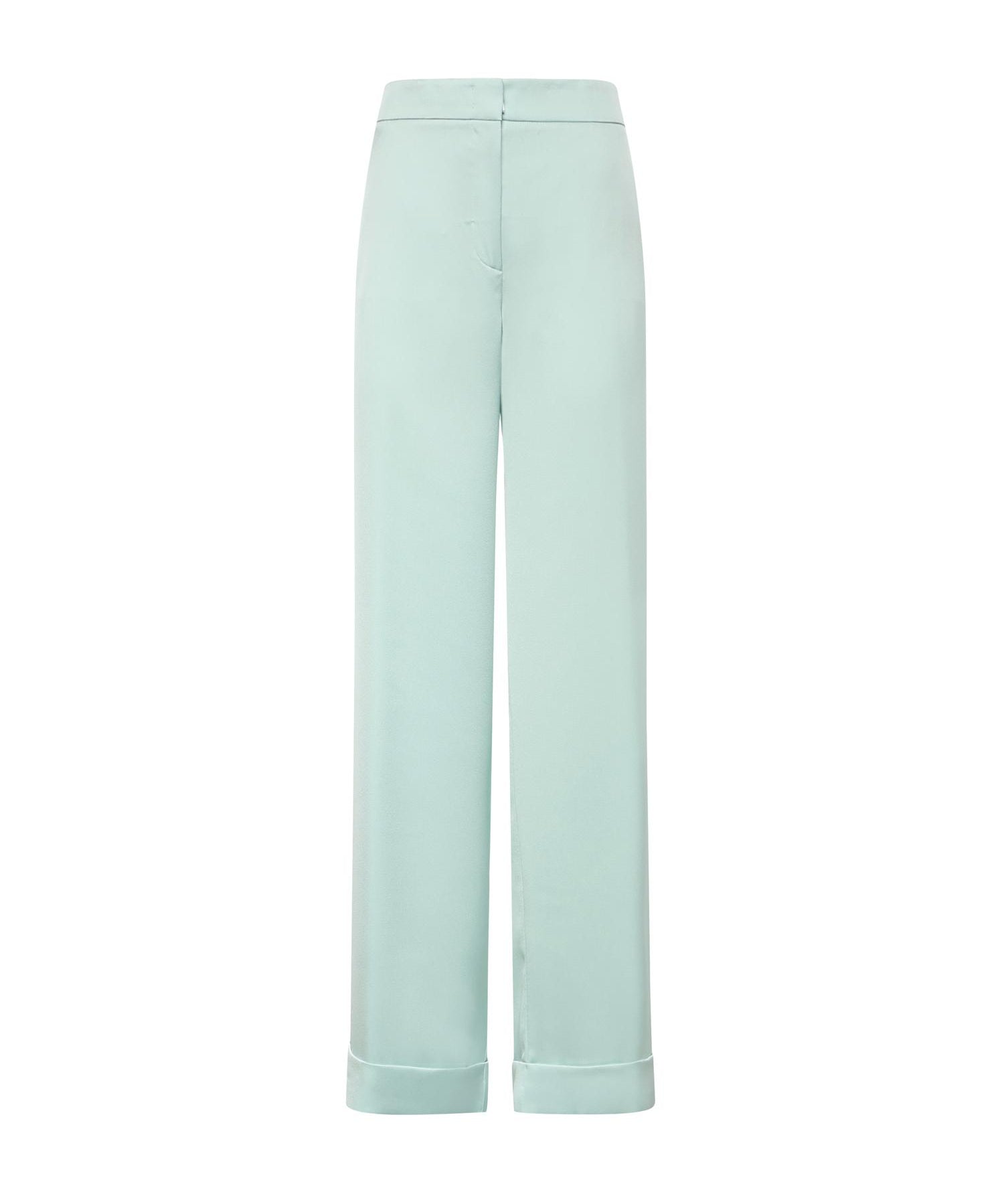 Pantaloni in envers satin 80AAA123 N0707189 GENNY 