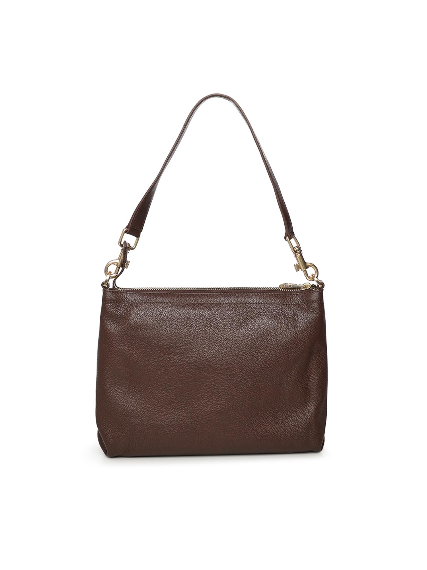 Borsa a spalla con logo BIBP9FA01 TESTA DI MORO BIASIA 