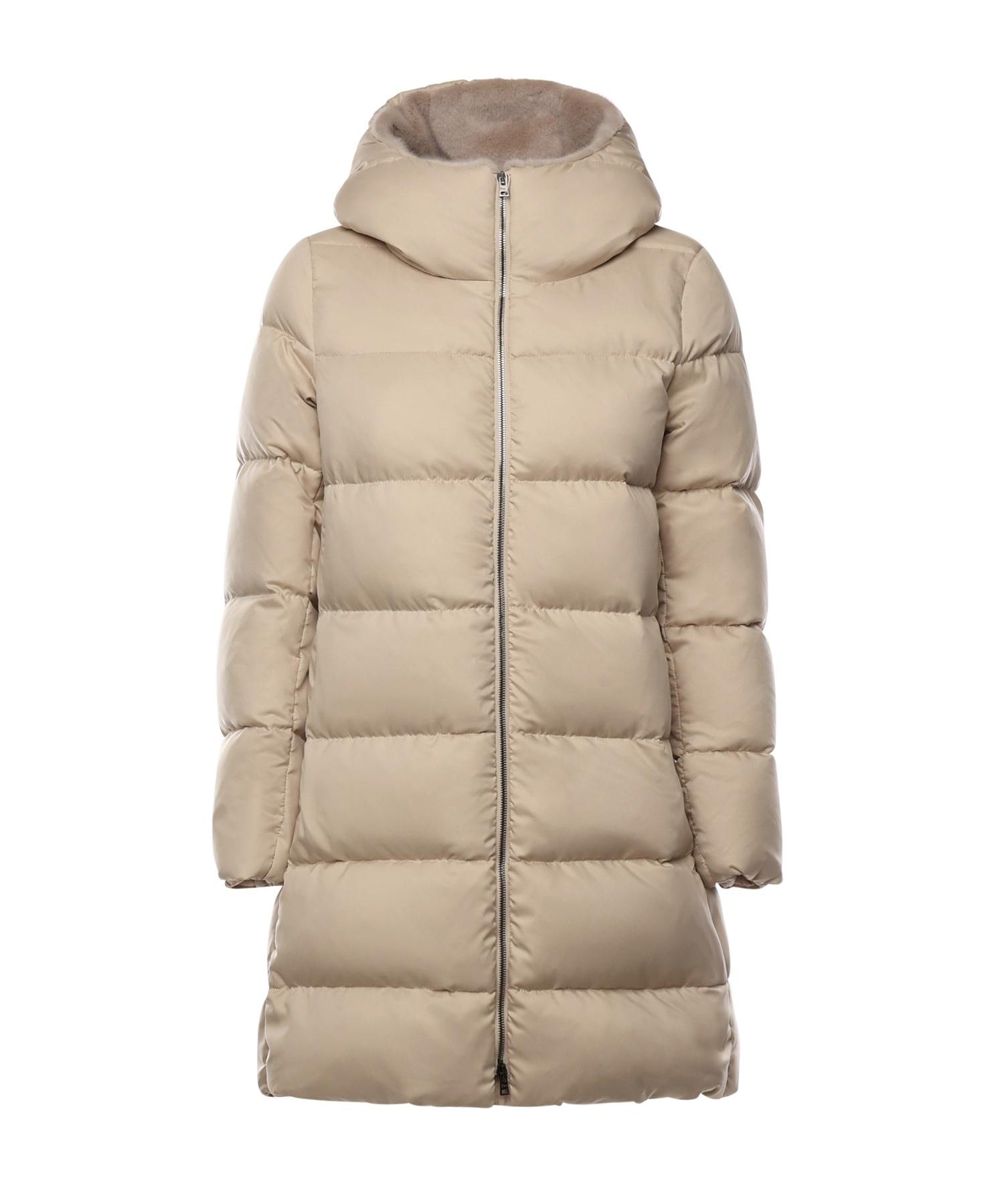 Piumino A-shape in arendelle e new lady faux fur PI001948D 12414Z1980 HERNO 