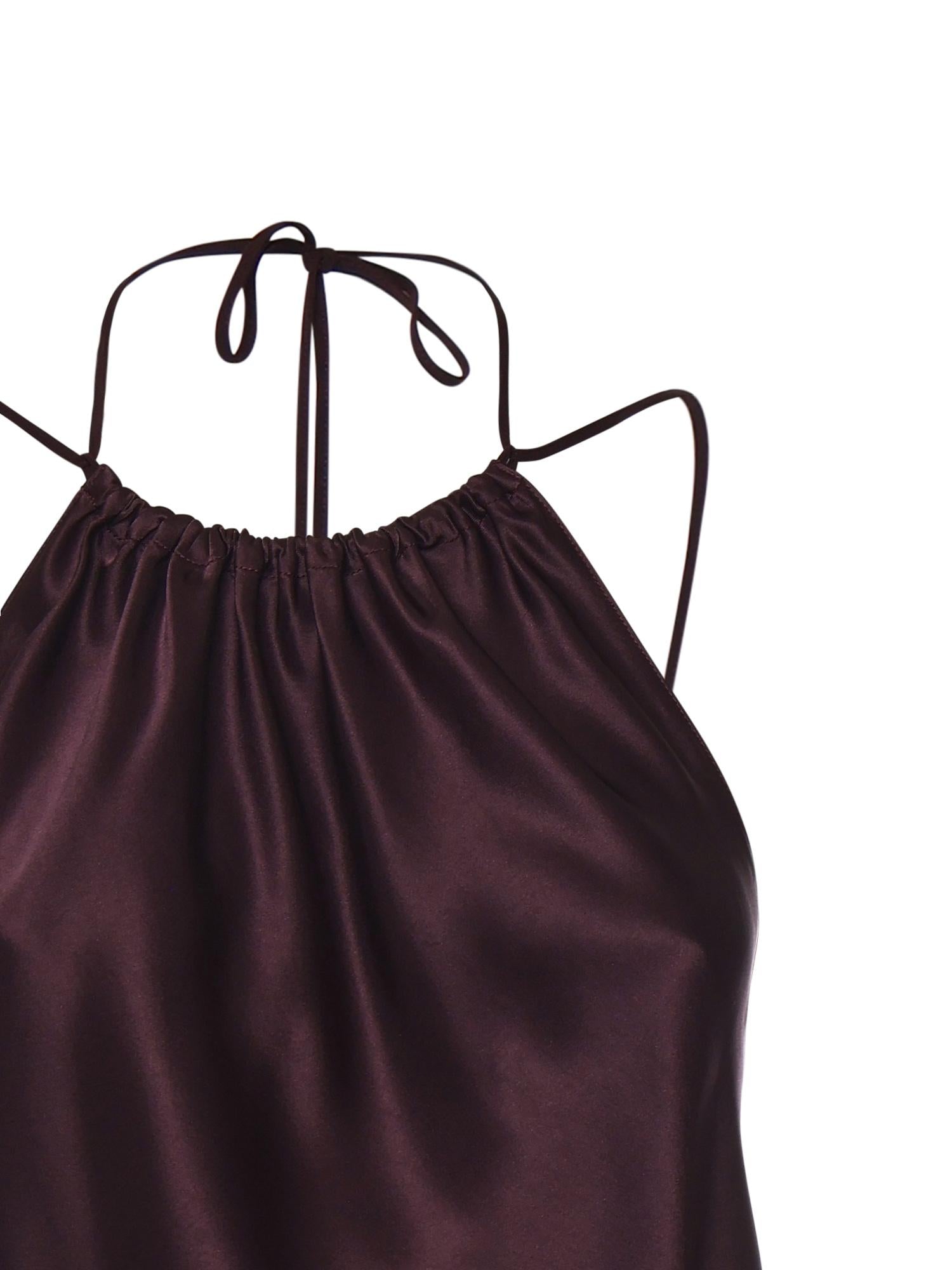 Top in satin 106621 A1Y5R57 PINKO 
