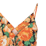 Top smanicato con frange e stampa floreale 106823 A3AOAS4 PINKO 
