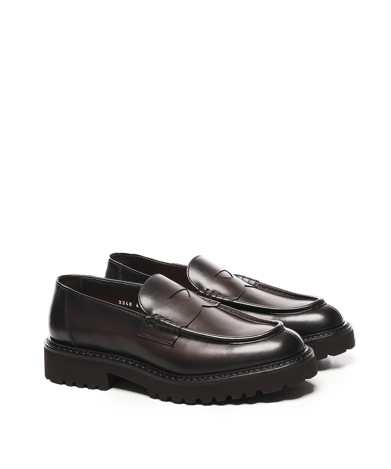 Mocassino Penny in pelle<BR/> DU3348PHILUF159 TM29 DOUCAL'S 