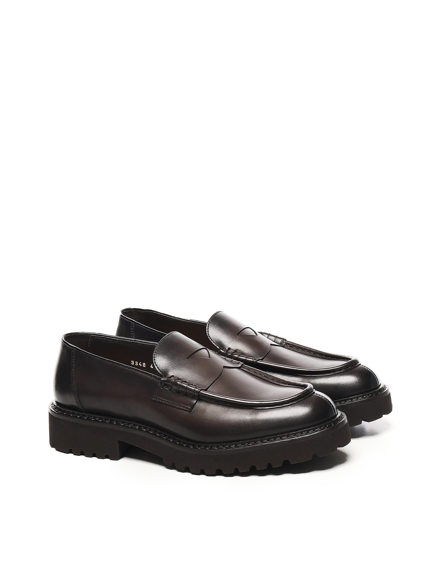 Mocassino Penny in pelle<BR/> DU3348PHILUF159 TM29 DOUCAL'S 