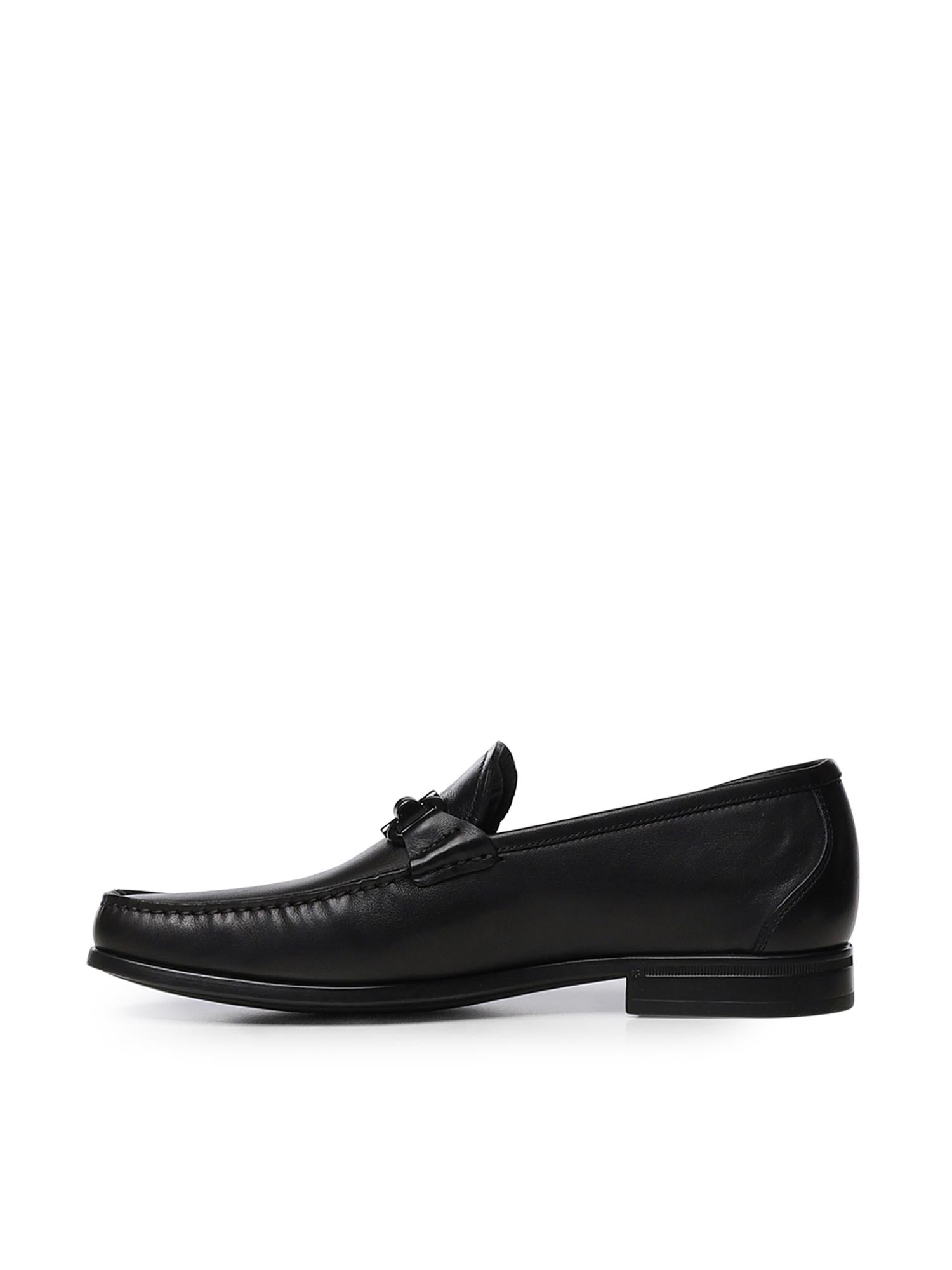 Mocassino Gancini in pelle 02A783 793315001 FERRAGAMO 