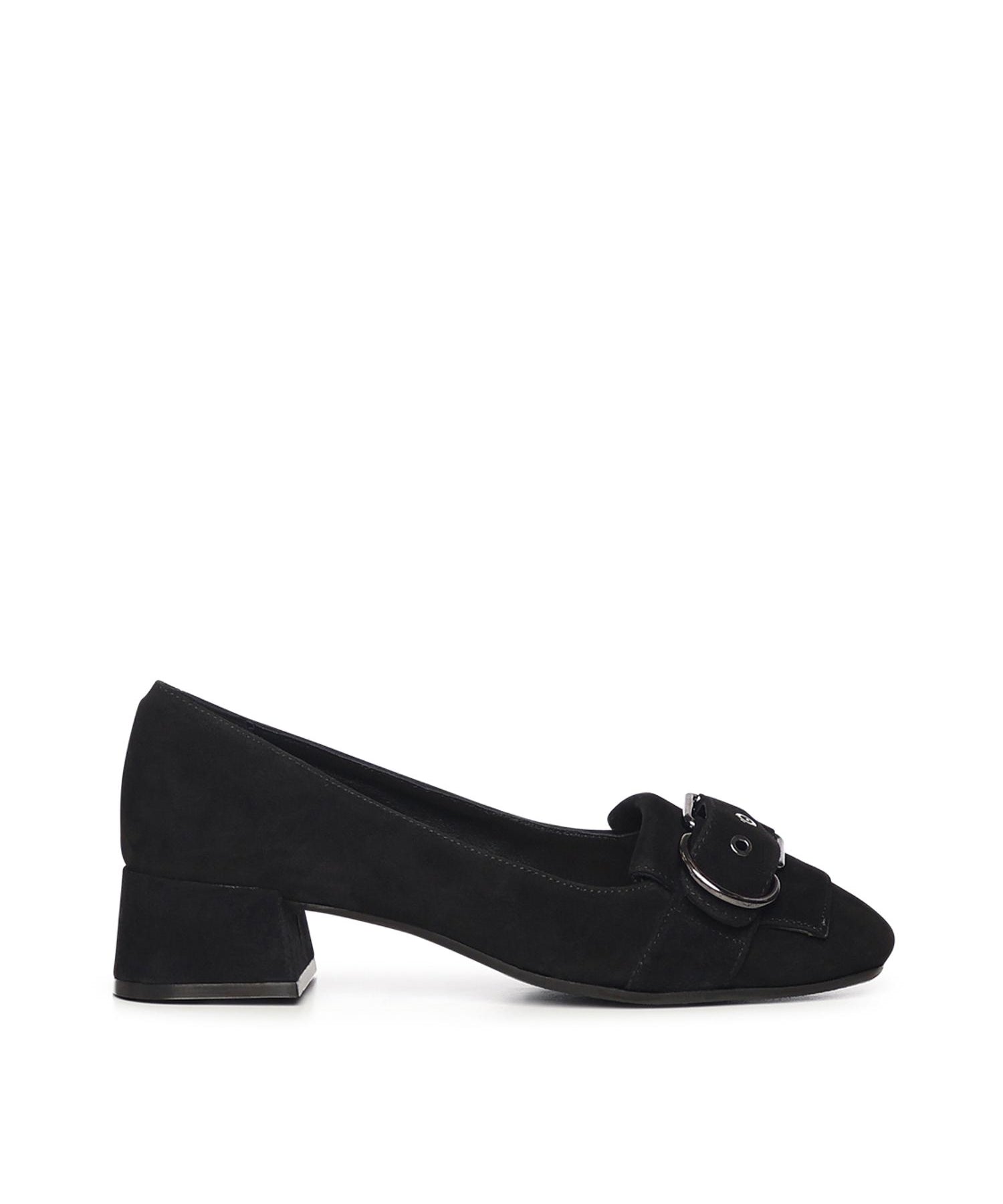 Décolleté Rose Buckle A56158 NERO CARMENS 