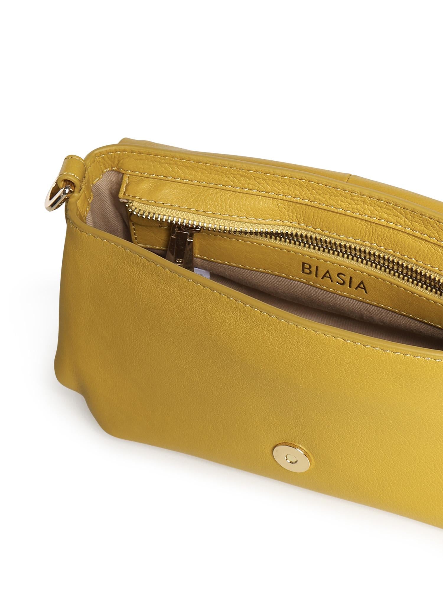 Borsa a spalla in pelle BIBP9VJ01 AVOCADO BIASIA 
