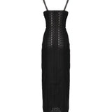 Abito lungo Vannie 256610 BLACK CHARO RUIZ 