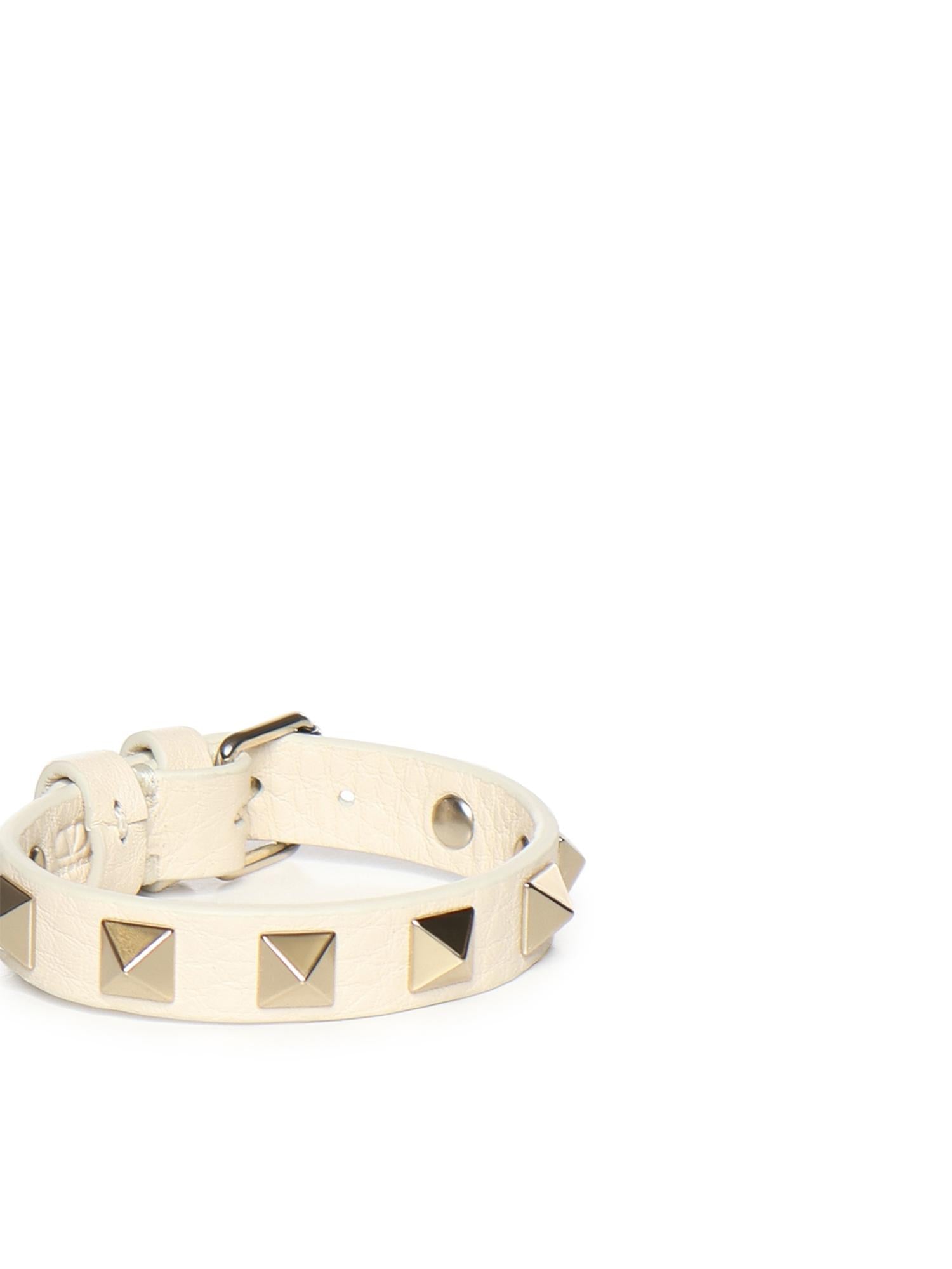 Bracciale Rockstud in pelle<BR/> 8W2J0X53 VSHI16 VALENTINO GARAVANI 