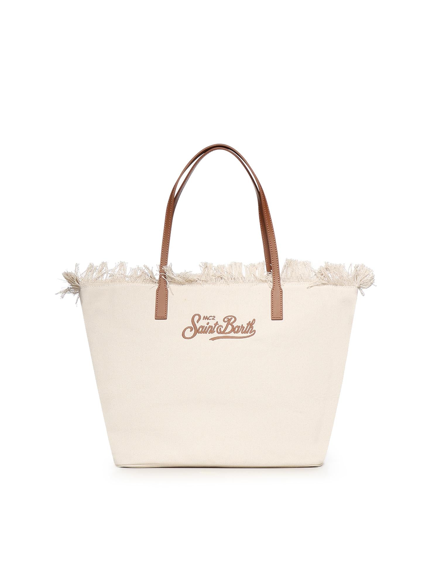 Borsa City in canvas CBF0001 00302L MC2 SAINT BARTH 