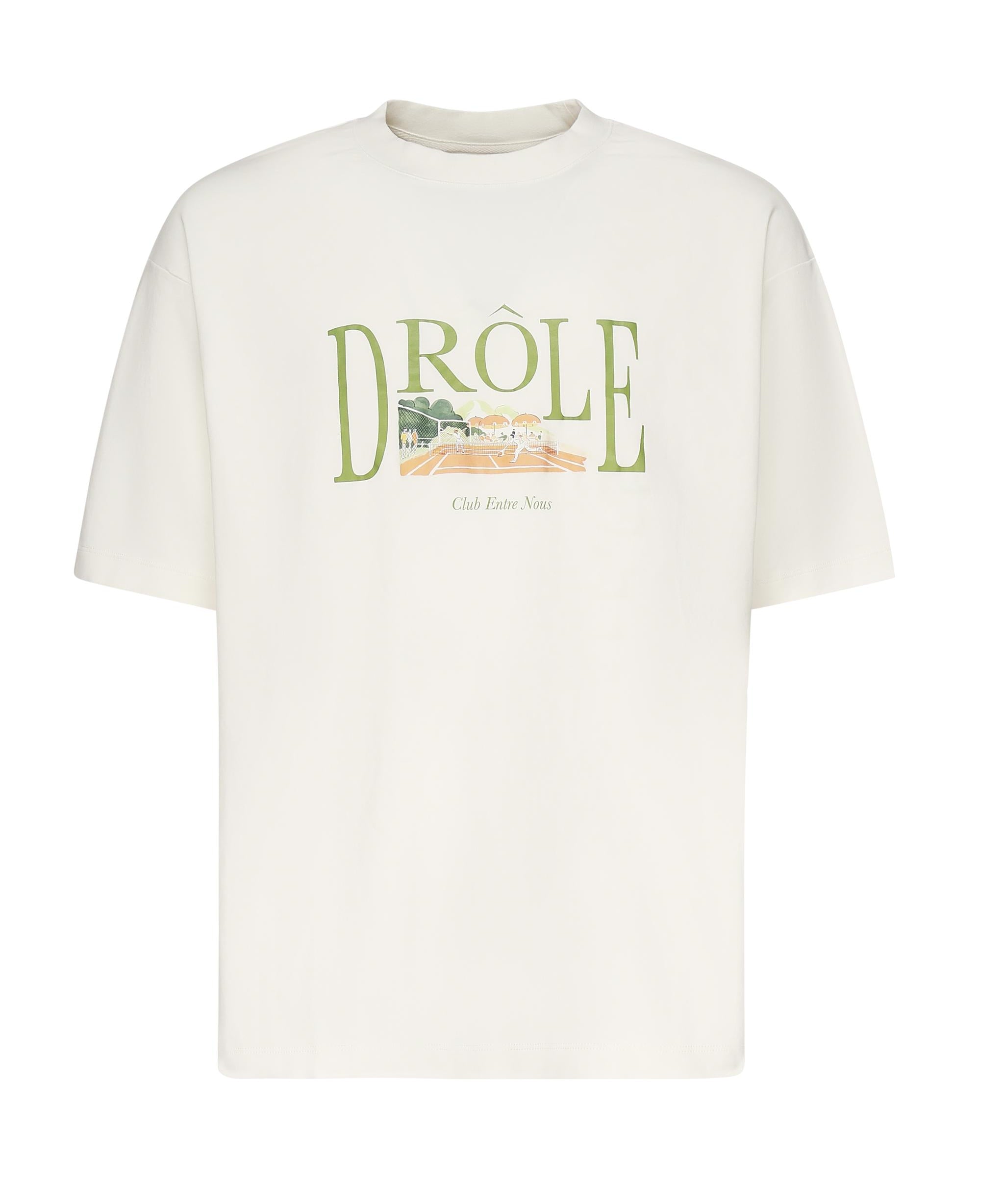 T-shirt Tennis Court<BR/> TS246CO002 OW Drôle de Monsieur 