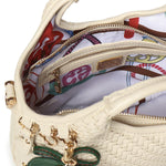Mini bag Zelda in pelle 73BS9O602 ZELDAOFF WHITE V° 73 