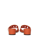 Slide in pelle di vitello con logo CR1139 AY32980244 DOLCE & GABBANA 