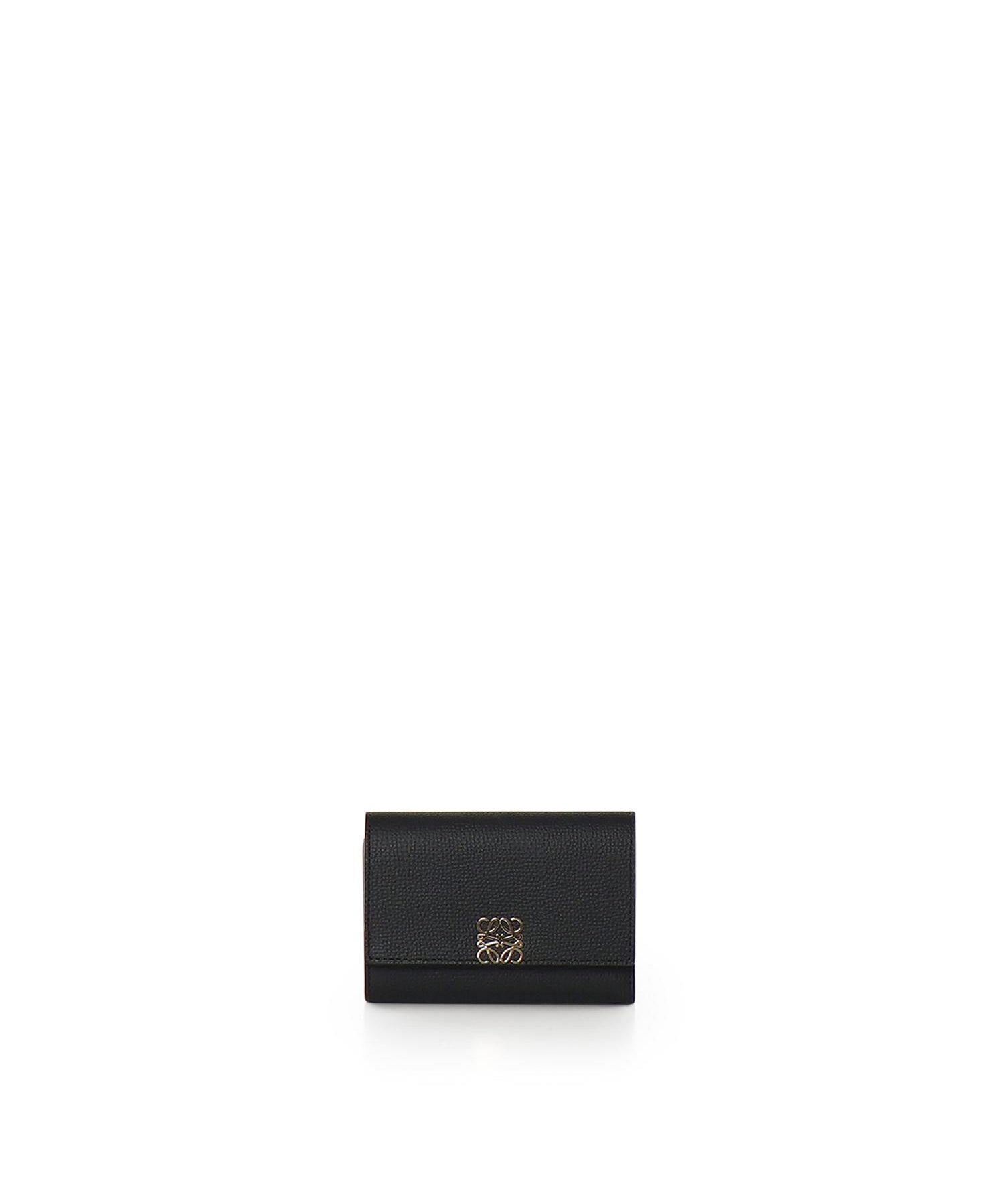 Portafoglio piccolo Anagram verticale in pelle di vitello C821S33X12 1206 LOEWE 