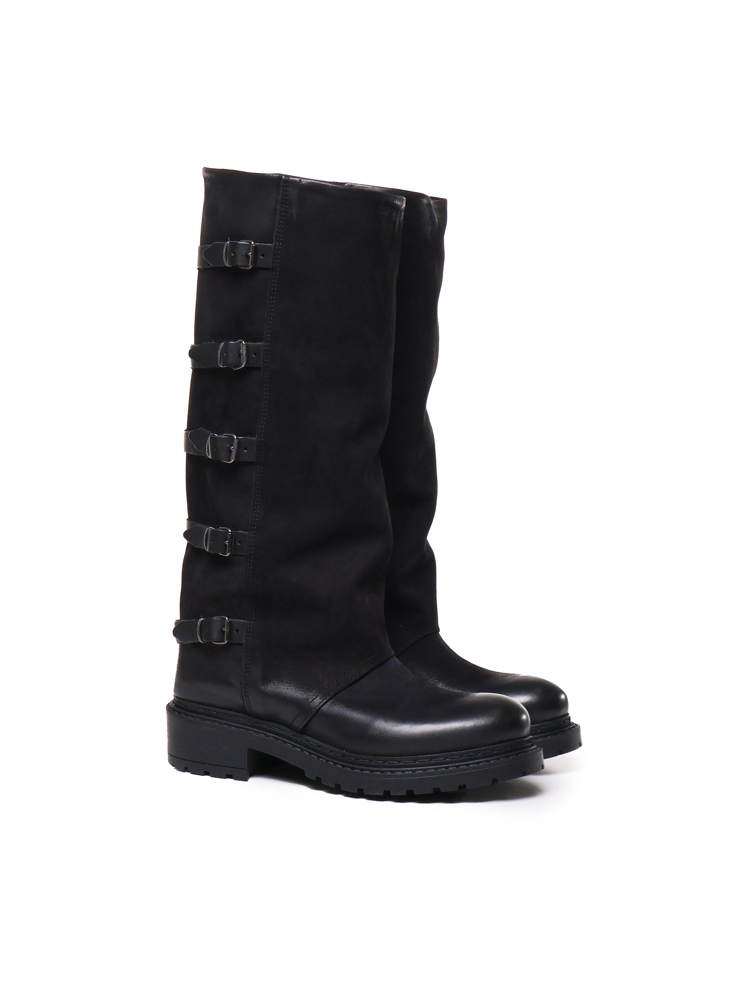Stivali lunghi bikers MA923 GOMMANERO METISSE 