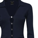 Maglia a maniche lunghe scollo ampio 104725 A2F0G82 PINKO 