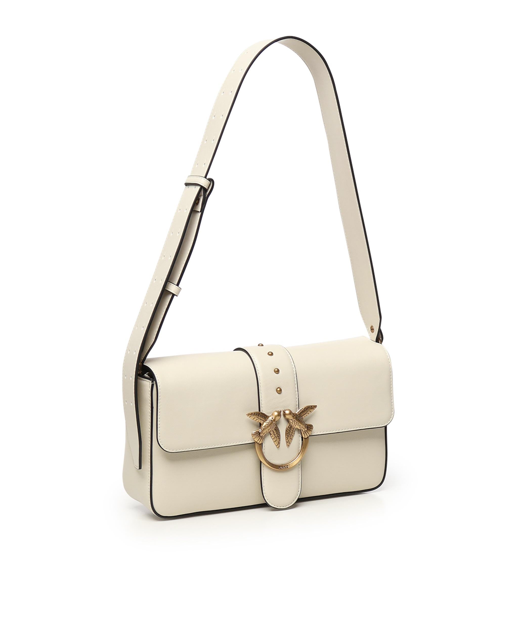 Borsa media a spalla Love Bag in pelle 104524 A0QOZ14Q PINKO 