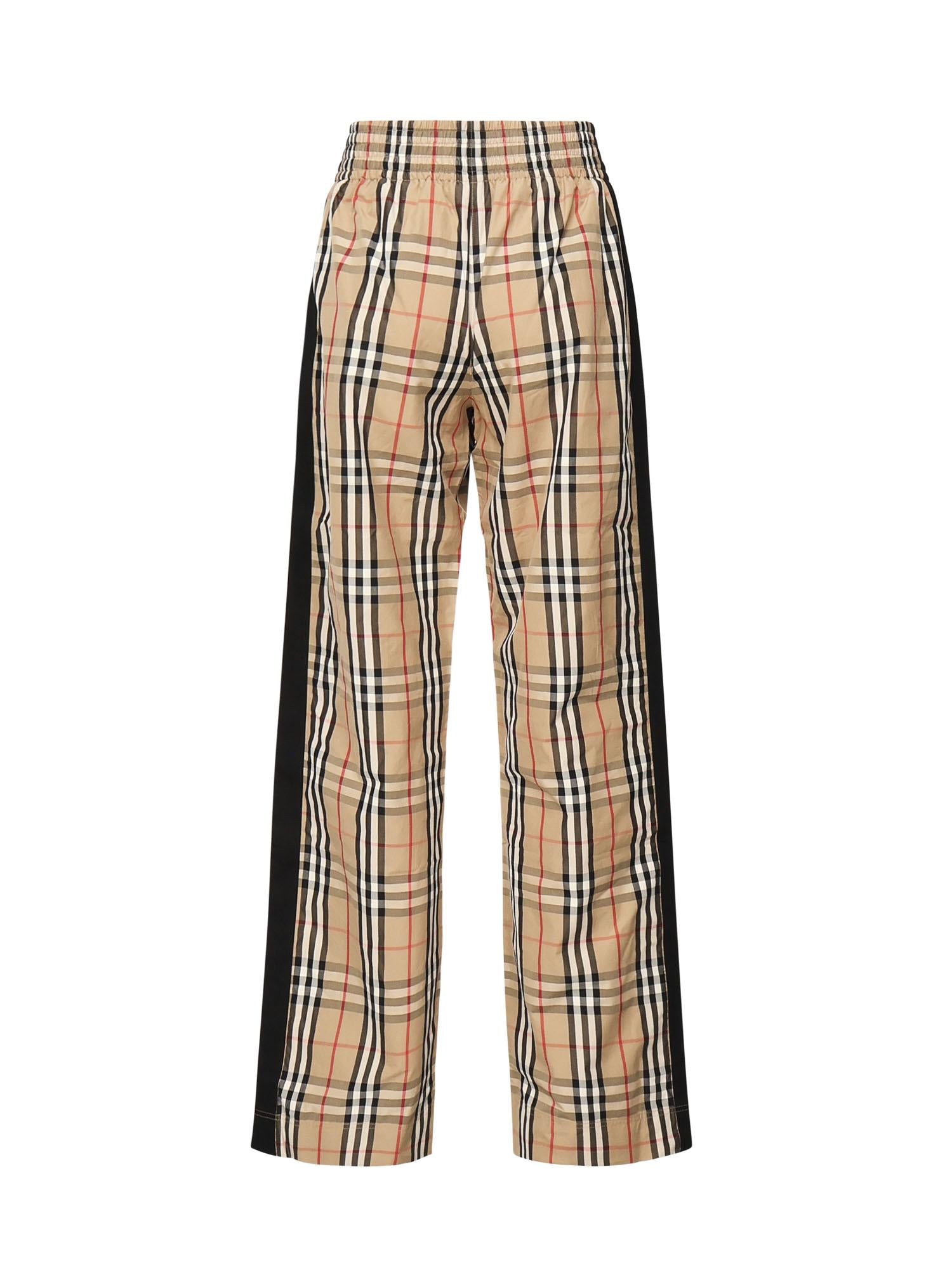 Pantaloni in cotone Check 8111874 A7028 BURBERRY 