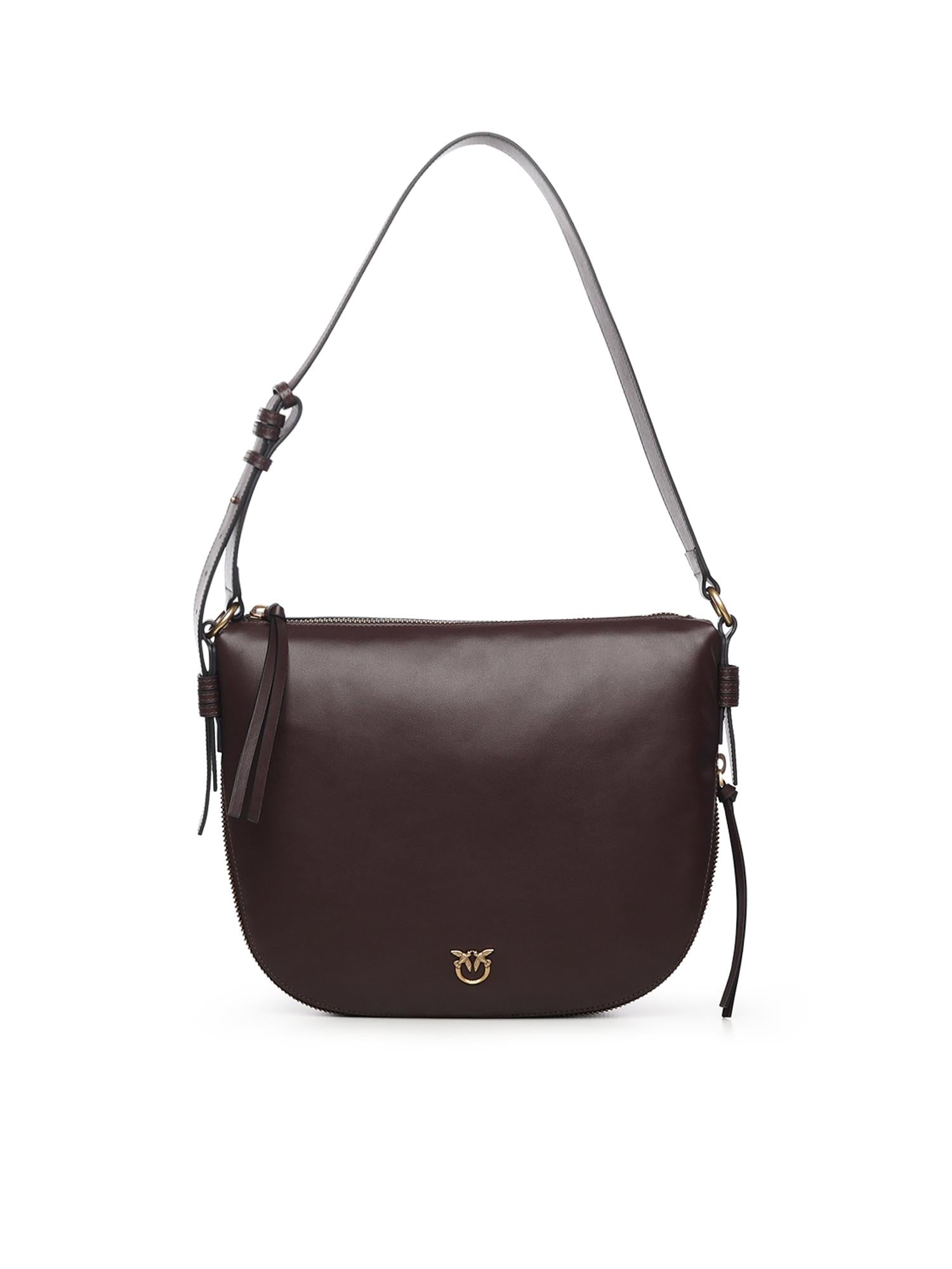 Borsa a spalla hobo in pelle 105113 A0QOLA7Q PINKO 