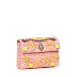 Mini bag Kensington in rafia 5576896999 PEACH KURT GEIGER 