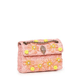 Mini bag Kensington in rafia 5576896999 PEACH KURT GEIGER 