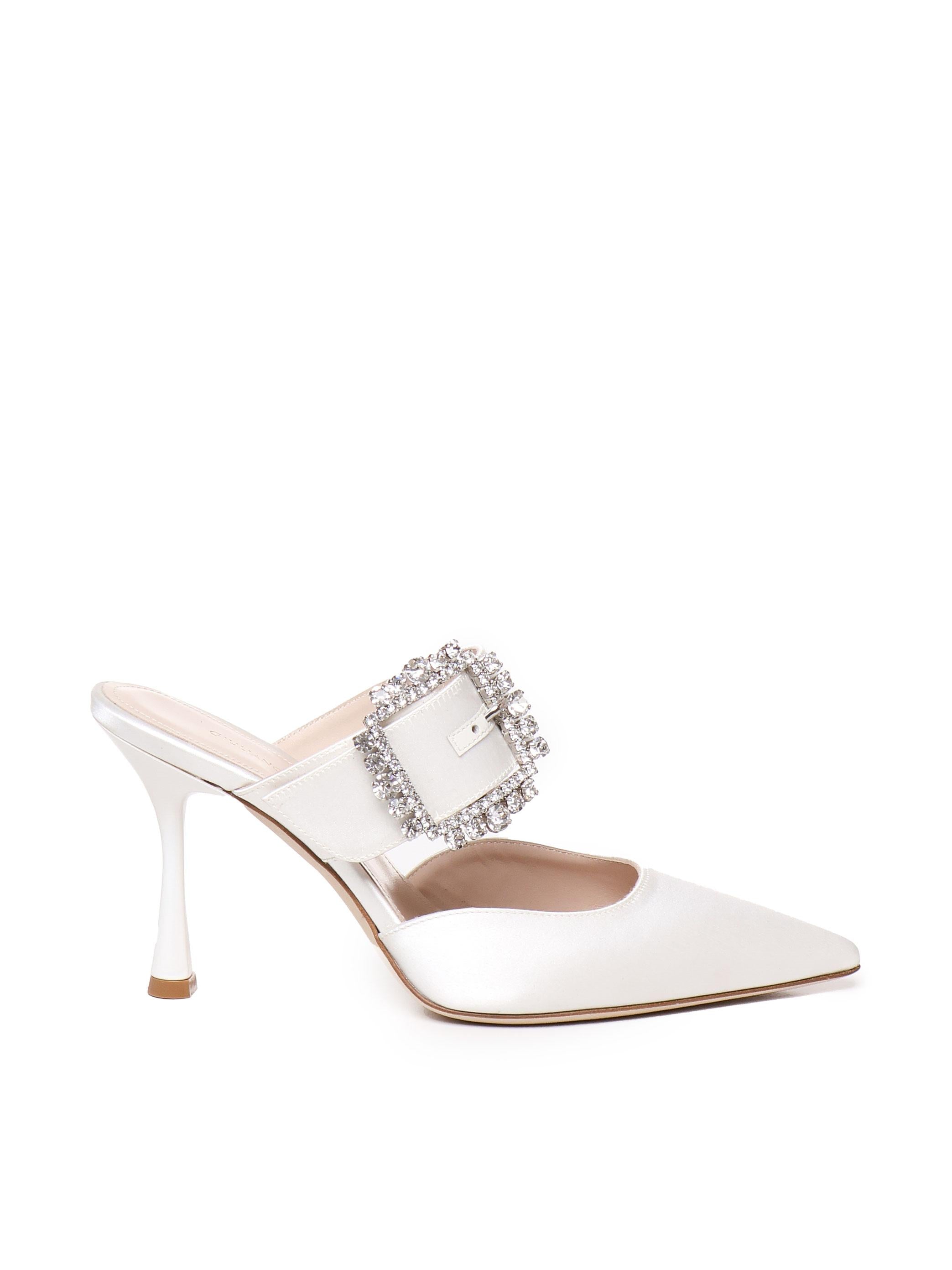 Mules Alena in satin ALENA RASOBIANCO GIULIANO GALIANO 