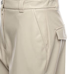 Pantaloni balloon effetto pelle soft touch 105371 A2P4C03 PINKO 