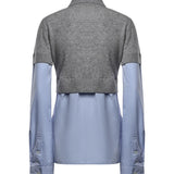 Cardigan-camicia in maglia 6K1237 3S26581262 STELLA McCARTNEY 