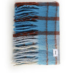 Sciarpa check con logo AC004V5 GRY BONSAI 